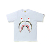Camiseta Bape shark psyche camo - branco