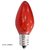 LAMPADA INCANDESCENTE DECORATIVA 7W 127V E-14 VERMELHA NARDS