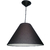 LUMINARIA PENDENTE CONICA 15X35X21,5 TEC. PRETO