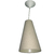 LUMINARIA PENDENTE CONE 08X18X30 TEC. ALG. NATURAL