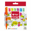 FILGO RESALTADORES FINE X 10 COLORES FLUO ( 334920 )