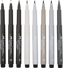 Marcadores Pitt Artist Manga Basic Set X 8 Faber Castell ( 36910 ) - comprar online