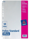 FOLIOS STANDARD AVERY OFICIO X 10 UNID. ( 5118 )