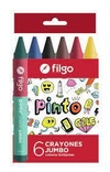 FILGO CRAYONES PINTO JUMBO X 6 ( 328706 )