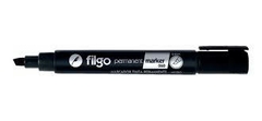 FILGO MARCADOR PERMANENTE 060 NEGRO PUNTA CHATA ( 334930 )