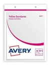 AVERY FOLIOS ESCOLARES Nº3 X 10