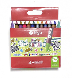 FILGO CRAYONES PINTO SURTIDOS X 48 ( 333809 )