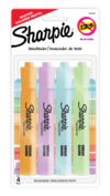 SHARPIE RESALTADORES COLOR PASTEL X 4 UNID. ( 335899 )