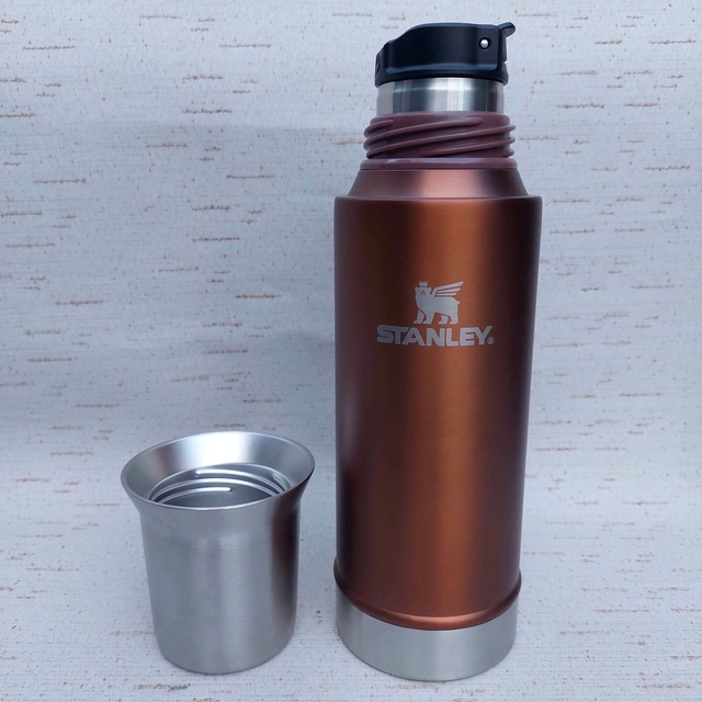 1pc BLACK 1.2LTs Stainless Steel Flask Tumbler Cup with Straw, Lid and  Handle
