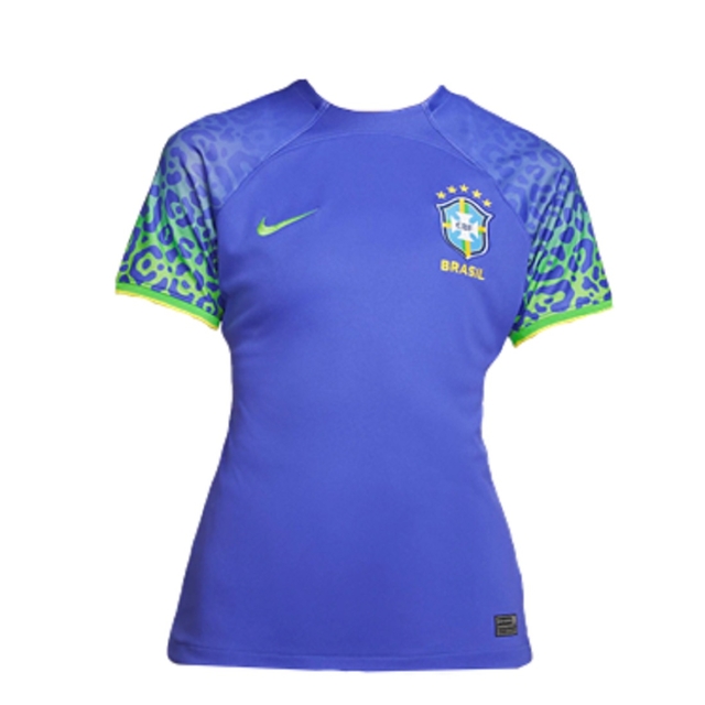 Camisa Feminina Seleção Brasileira Azul 2022 Uniforme 2 Nike