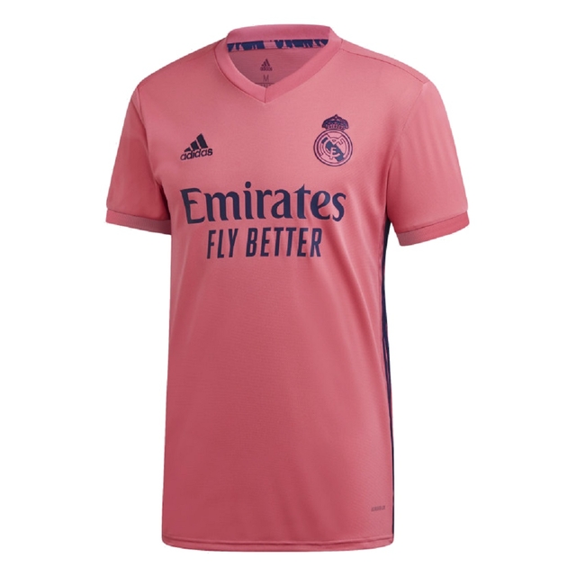 Camisa Real Madrid 20/21 Rosa Uniforme 2 Away Adidas