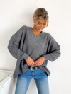 Sweater oversize escote V Acapulco