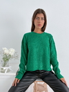 Sweater manga con rombos Hadera