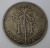 Congo Belga - moeda de 1 franco - 1927 - B.C.