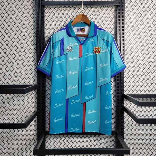 Camisa Barcelona Away 2 1995 97 Kappa Retro Masculina