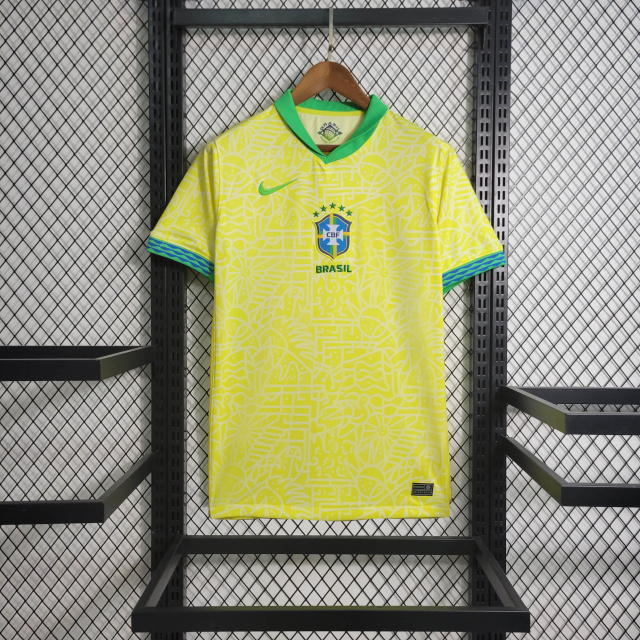 Camisa Brasil Home (1) 2024 Nike Torcedor Masculina