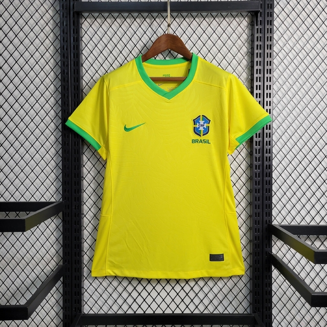 Camisa Brasil Home (1) "Mãe Natureza" 2023 Nike Torcedor Feminina