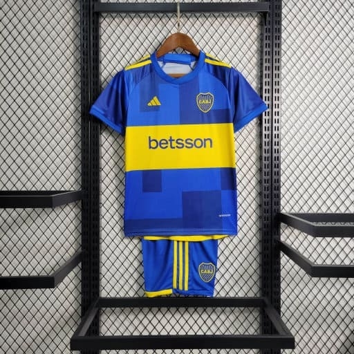 Uniforme Infantil Boca Juniors Home 1 2023 24 Adidas
