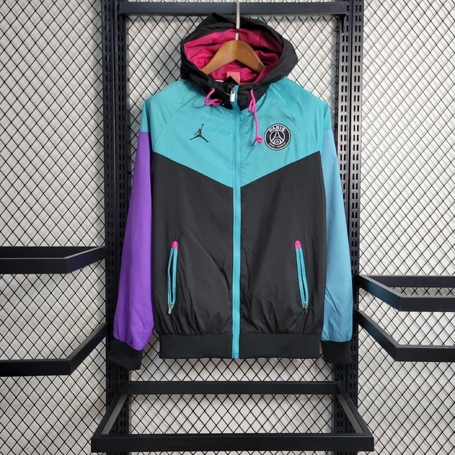 Corta vento psg preto e rosa outlet