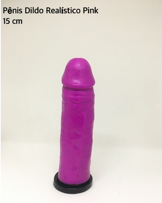 Pênis Dildo Realístico Maravilhoso Pink 15cm