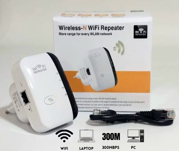 REPETIDOR EXTENSOR AMPLIFICADOR SENAL INTERNET WIFI 300MBPS