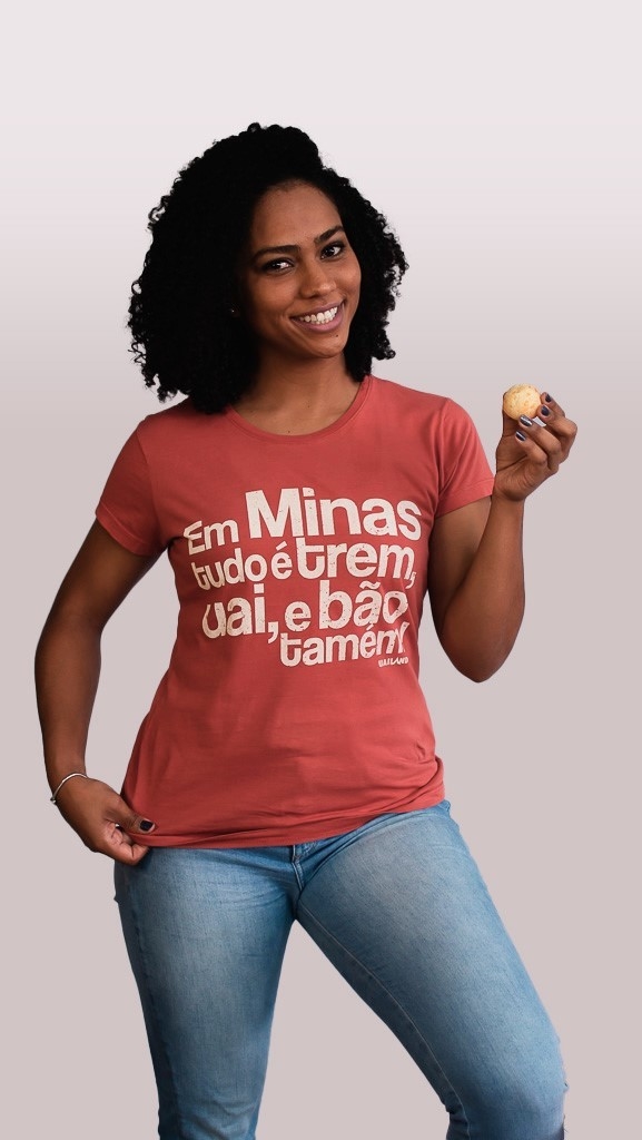 Camiseta Êta Trem Bão Frase Mineira Gíria Baby Look