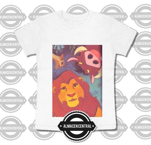 Remera Rey Leon varios disenos Almacen Central