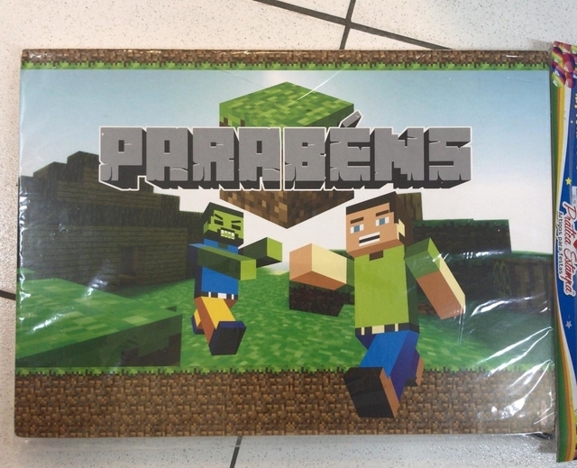 Papelaria Minecraft - Comprar em Papel e Confete