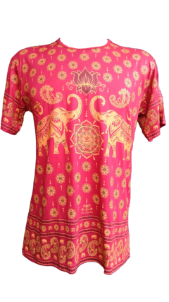 CAMISETA UNISSEX ELEFANTES INDIANOS