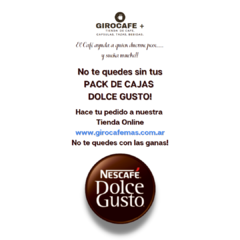 PACK x 15 CAJAS SABORES CLÁSICOS DOLCE GUSTO. - Giro Cafe Mas