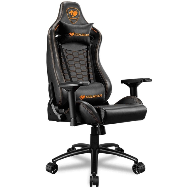 Cadeira Gamer Cougar Gaming Armor Titan Pro Preto/Laranja - 3MTITANS.0001