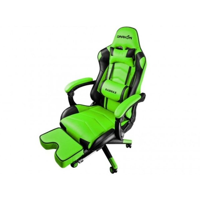 Cadeira Gamer Raidmax Drakon Gaming Dk-709 Verde/Preto - DK-709GN