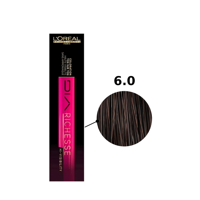 Tonalizante L'Oréal DiaRichesse Extracobertura 80g Cor 6.0 - Kicheiro