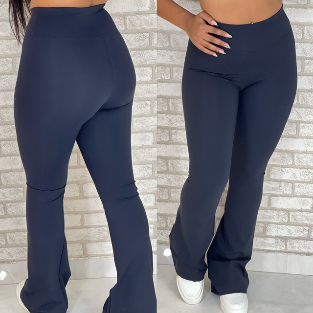 Calça hotsell poliamida flare