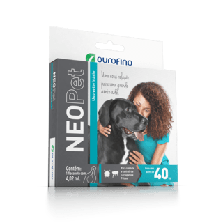 Anti pulgas e Carrapatos NEOPet Para Cães acima de 40kg