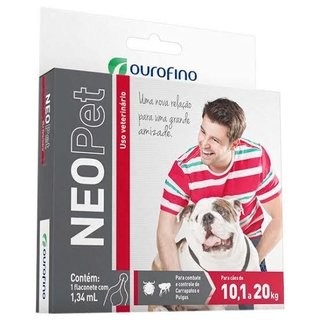 Anti pulgas e Carrapatos NEOPet Para Cães 10,1 a 20KG