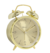 Relógio Despertador De Mesa Dourado Herweg 2720-029