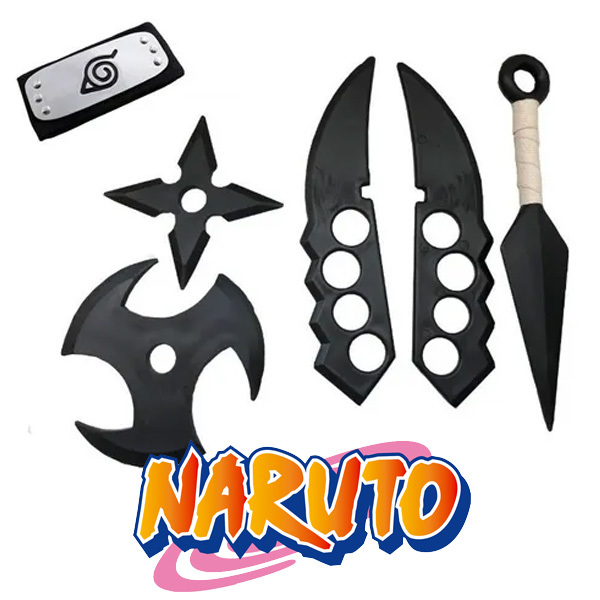 Cuchillo de hule para lanzar, de ninja. Kunai, NARUTO! [Deportes]