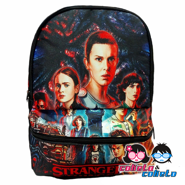 MOCHILA STRANGER THINGS PARCHES