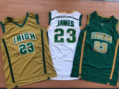 Authentic LeBron James #23 St. Vincent-St. Mary High School Jersey.