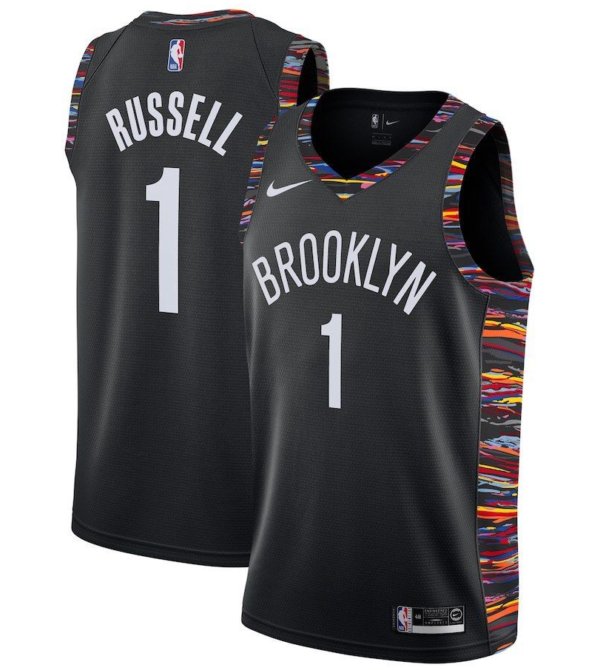 D angelo russell black jersey sale