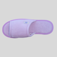 PANTUFLA MUJER BASICA TOWEL PUNTA ABIERTA BOCA RATON - ART. 1-V - comprar online