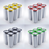 Porta latas para 6 latas (varios colores) plastico - comprar online