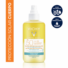 Vichy Capital Soleil SPF 50 Agua Hidratante - 200 ml