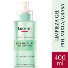 Eucerin DermoPure Oil Control Gel Limpiador Facial Piel Grasa - 400 ml