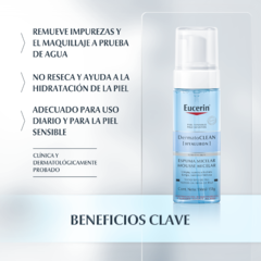 Eucerin DermatoCLEAN Espuma de Limpieza Micelar - 150 ml en internet