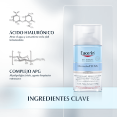 Eucerin DermatoCLEAN Desmaquillante Bifasico de Ojos - 125 ml - tienda online