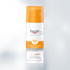 Eucerin Photoaging Control SPF 50 CC Medio Sun Cream Color - 50 ml - comprar online
