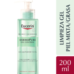 Eucerin DermoPure Oil Control Gel Limpiador Facial Piel Grasa - 200 ml
