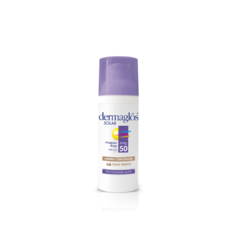 Dermaglós Protector Solar Facial FPS 50 Tono Medio - 50 g